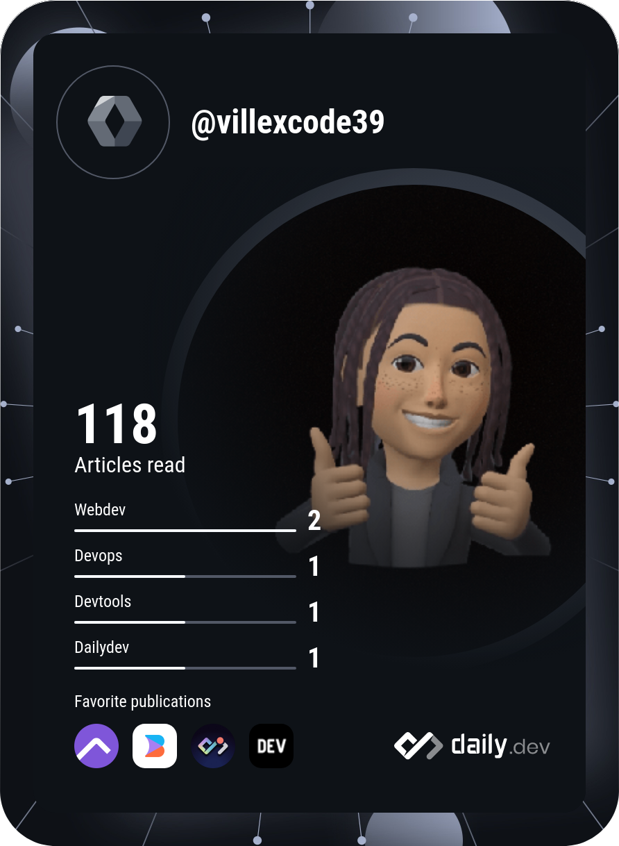 Villex's Dev Card