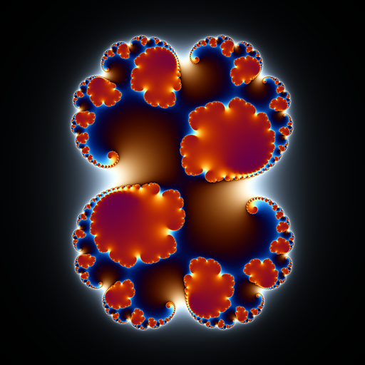 Julia set for f(z) = z^2 + c, c = 0.285 + 0.01i